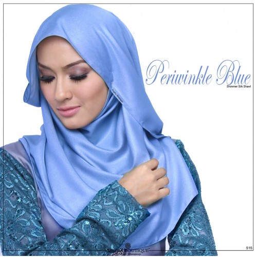 Shimmer Shawl Periwinkle Blue